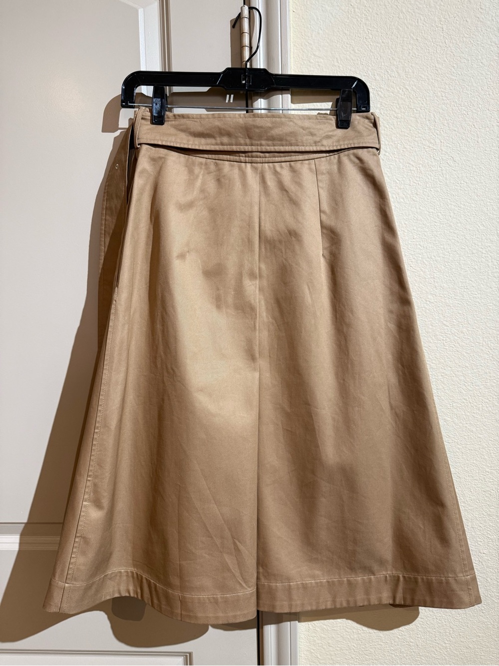 Burberry Camel A-Line Trench Skirt with Belt - Picture 5 of 15